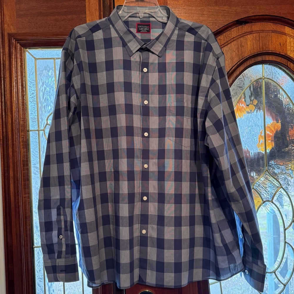 UNTUCKit Wheeler-WF Rel Plaid‎ Button Up